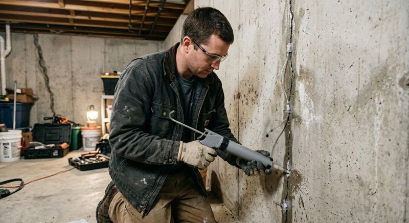 Basement Crack Repair in Prosper, TX