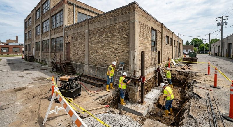 Building Foundation Repair in Richardson, TX