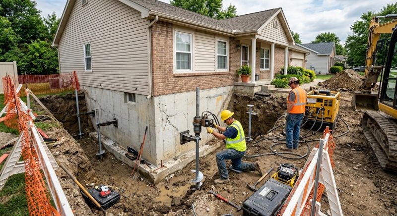 Building Foundation Repair in Sanger, TX