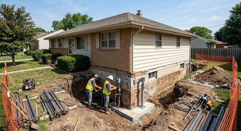 Building Foundation Repair in The Colony, TX