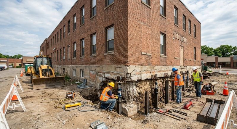 Commercial Foundation Repair in Prosper, TX