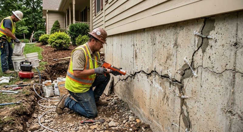 Cracked Foundation Repair in Lake Dallas, TX