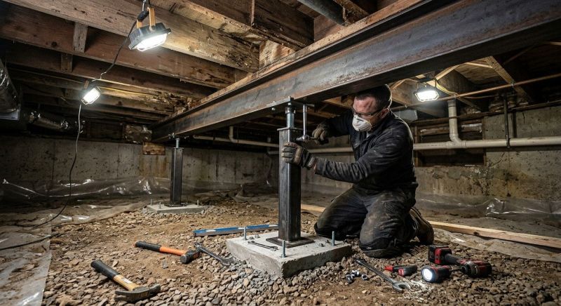 Crawlspace Structural Repair in Prosper, TX