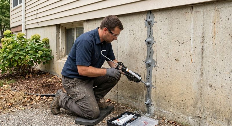 Foundation Crack Sealing in Prosper, TX