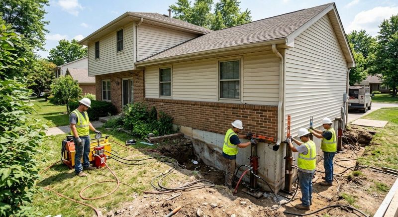 Foundation Jacking in Addison, TX