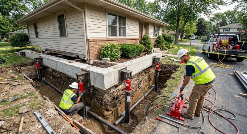 Foundation Jacking in Anna, TX