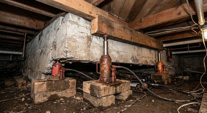 Foundation Jacking in Denton, TX