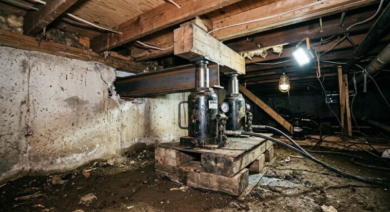Foundation Jacking in Gunter, TX