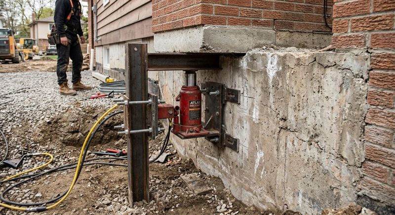 Foundation Jacking in Lewisville, TX