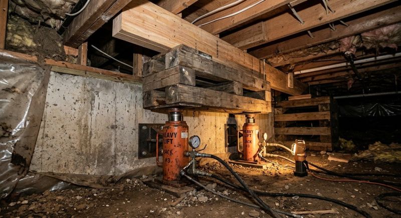 Foundation Jacking in Sanger, TX