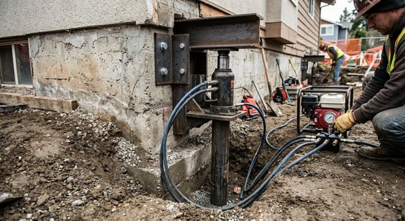 Foundation Lifting in Lake Dallas, TX