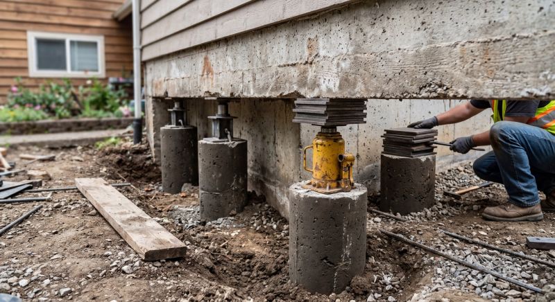 Foundation Pier Leveling in Prosper, TX