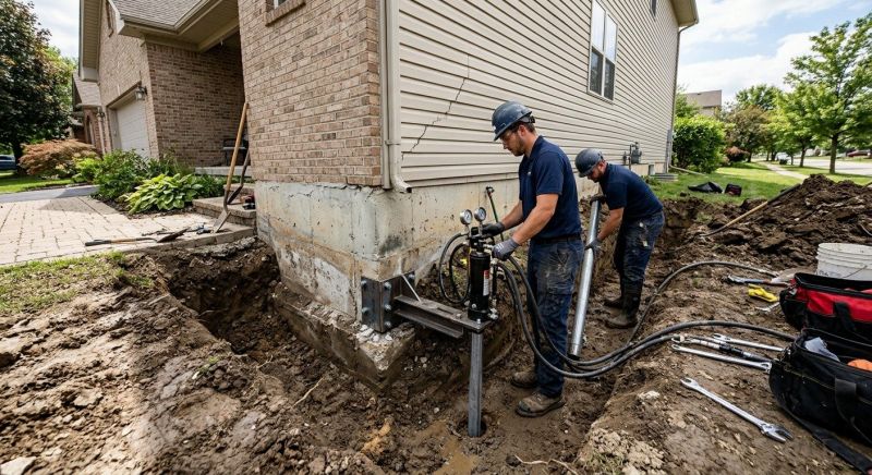 Foundation Settlement Repair in Prosper, TX