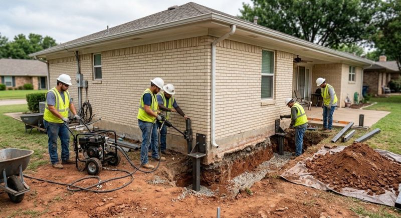 Foundation Stabilizing in Denton County, TX