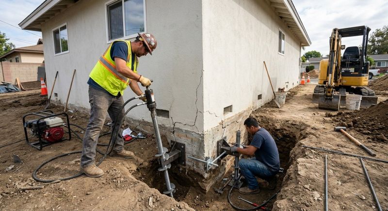 Foundation Stabilizing in The Colony, TX