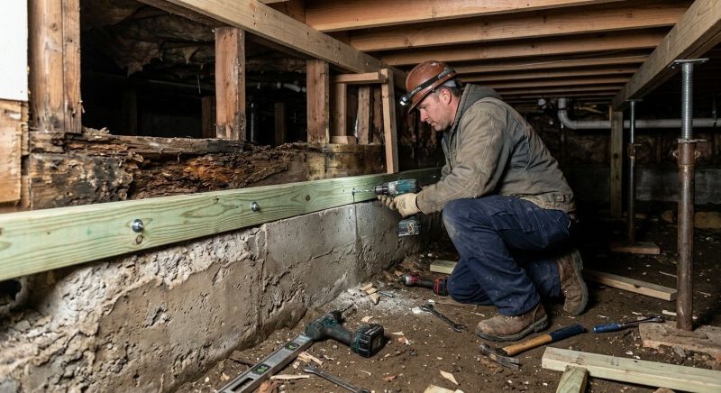 Sinking Foundation Repair in Plano, TX