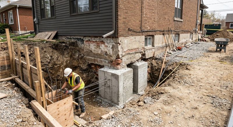 Structural Underpinning in Prosper, TX