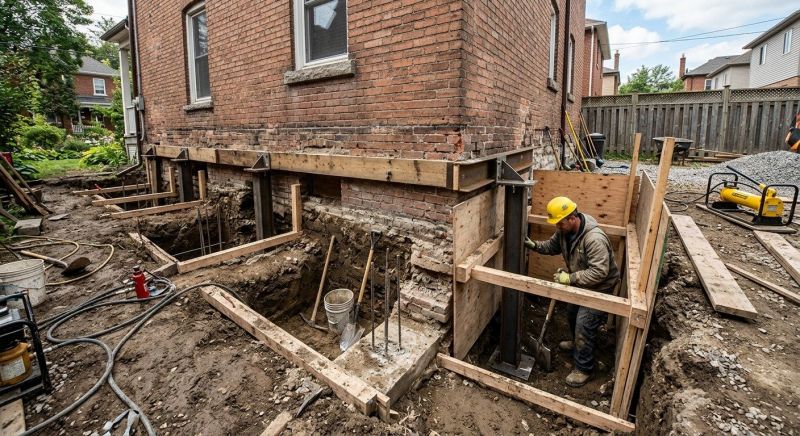 Structural Underpinning in Prosper, TX